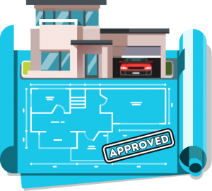 vector image house building plans